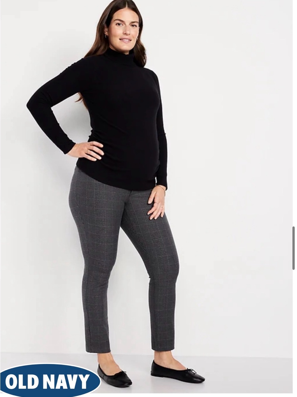Old navy maternity full panel pixie ankle pants